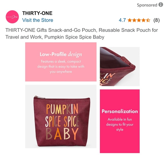 COPY - Thirty One Snack and Go Pouch NWT - Picture 5 of 8